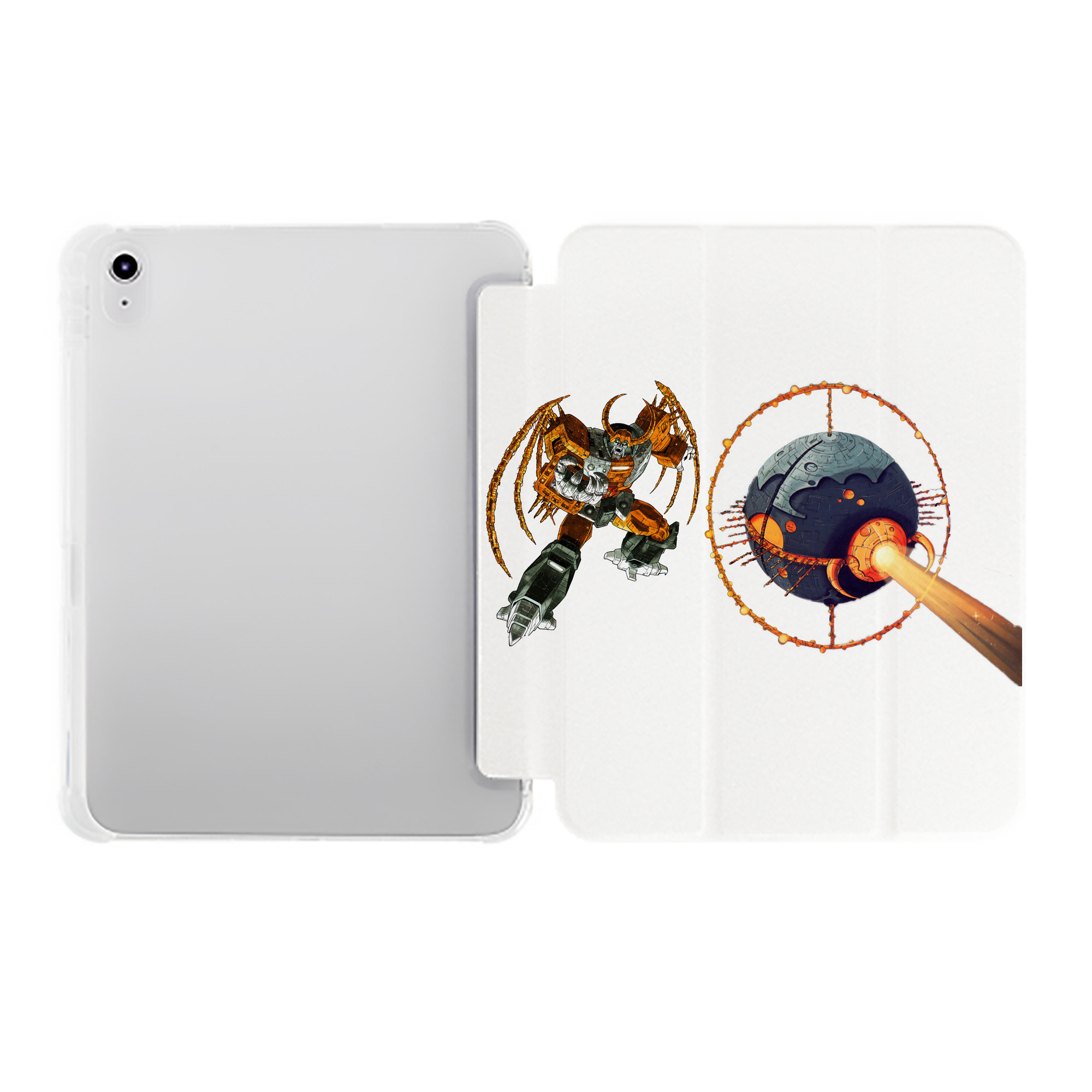 （画像用）  IPad ケース ペン収納付き 三つ折りスタンド PUレザー×シリコン 対応機種9.5/10.5/10.9インチ